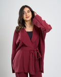 Veloura Set – Burgundy Flow